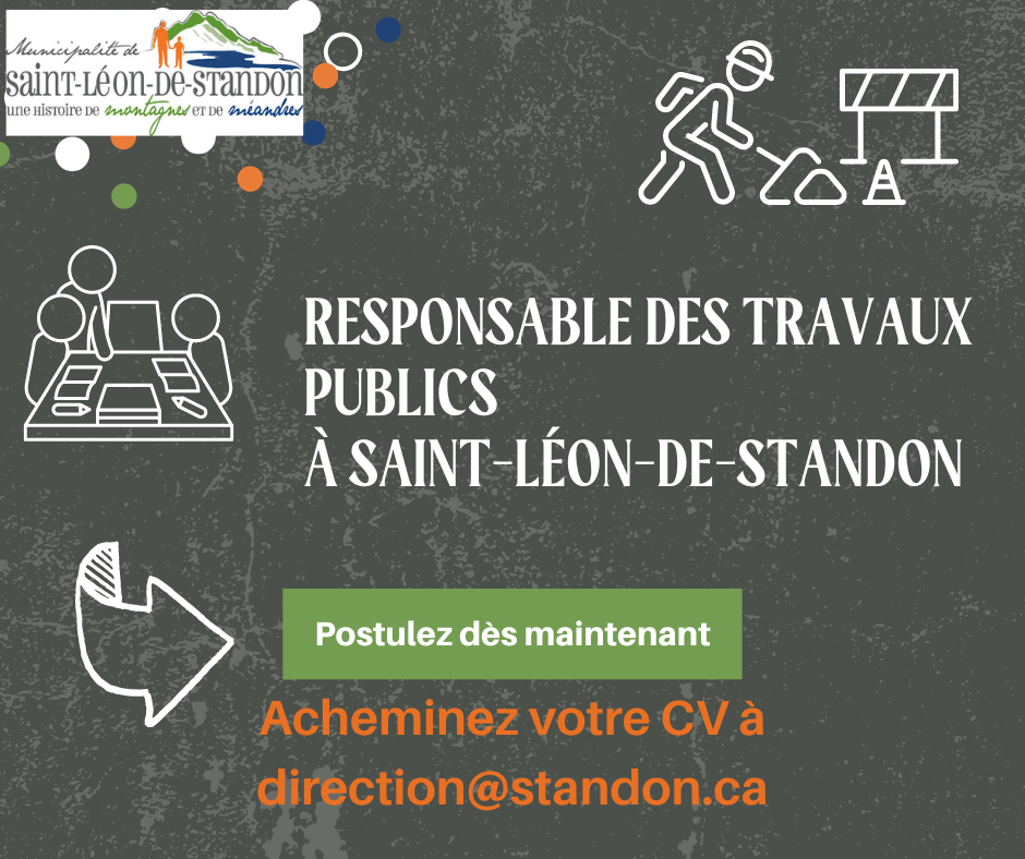 Offre d'emploi SaintLéondeStandon