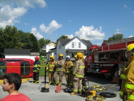 Comp&eacute;tition amicale de pompiers
